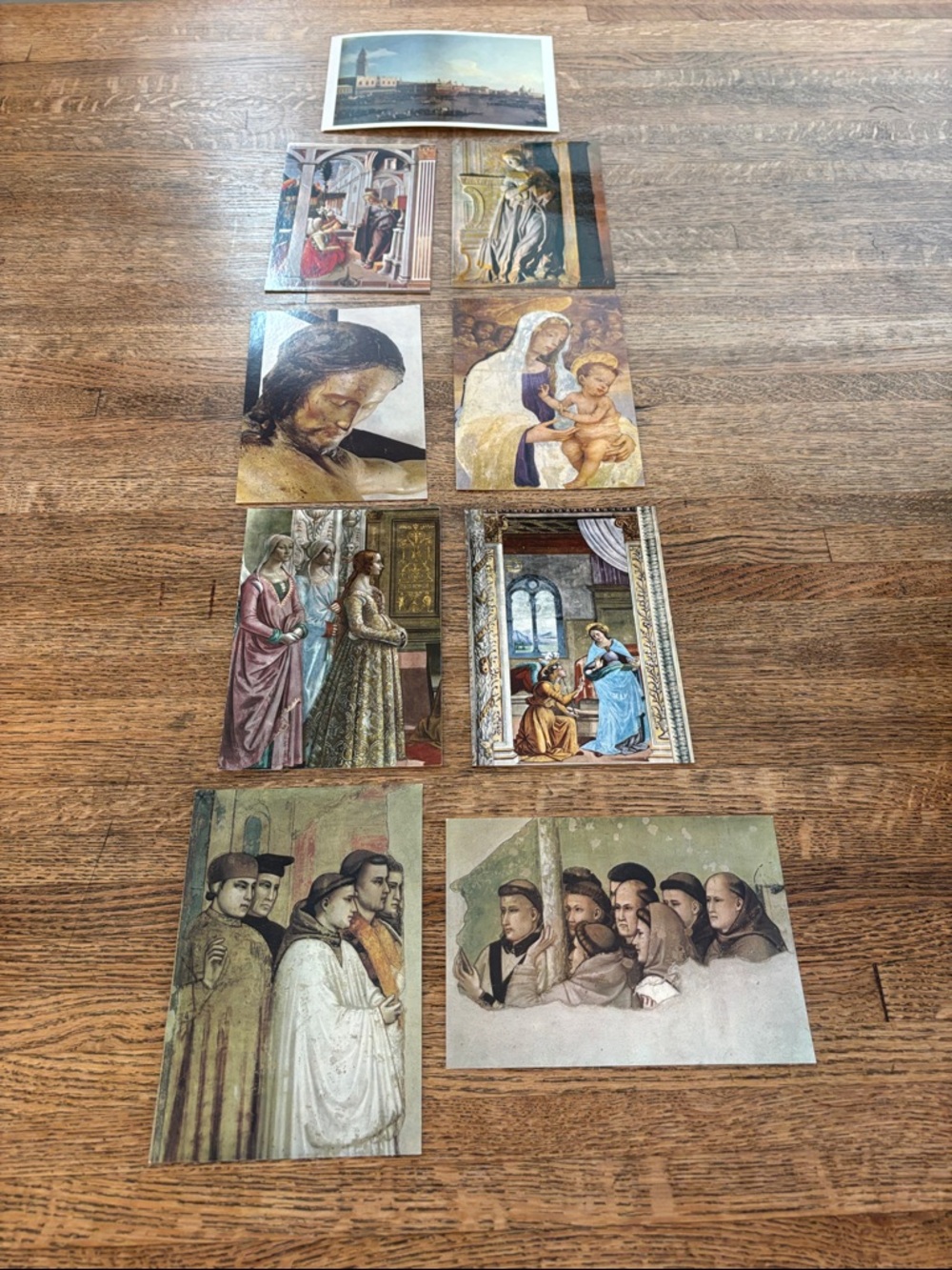 Vintage Religious Postcards Set of 9